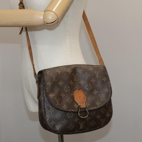 LOUIS VUITTON Monogram Saint Cloud GM Shoulder Bag M51242 LV Auth 108051