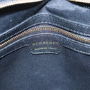 BURBERRY Nova Check Tote Bag Canvas Leather Beige Black gold Auth 108059-17