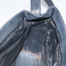 CHANEL Matelasse Shoulder Bag Lamb Skin Black Gold CC Auth 108071-21