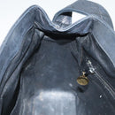 CHANEL Matelasse Shoulder Bag Lamb Skin Black Gold CC Auth 108071-22