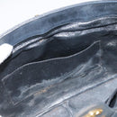 CHANEL Matelasse Shoulder Bag Lamb Skin Black Gold CC Auth 108071-11