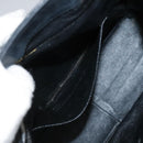 CHANEL Matelasse Shoulder Bag Lamb Skin Black Gold CC Auth 108071-25