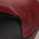 LOUIS VUITTON Epi Petit Noe Shoulder Bag Bicolor Black Red M44017 LV Auth 108096-17