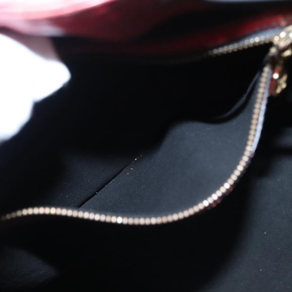 LOUIS VUITTON Epi Petit Noe Shoulder Bag Bicolor Black Red M44017 LV Auth 108096