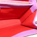 CELINE Shoulder Bag Leather Purple Gold Auth 108107V-18