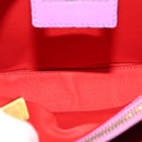 CELINE Shoulder Bag Leather Purple Gold Auth 108107V-20