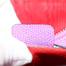 CELINE Shoulder Bag Leather Purple Gold Auth 108107V-12