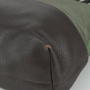 PRADA Tote Bag Nylon Leather 2way Khaki Auth 108115-9