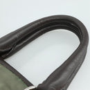 PRADA Tote Bag Nylon Leather 2way Khaki Auth 108115-8