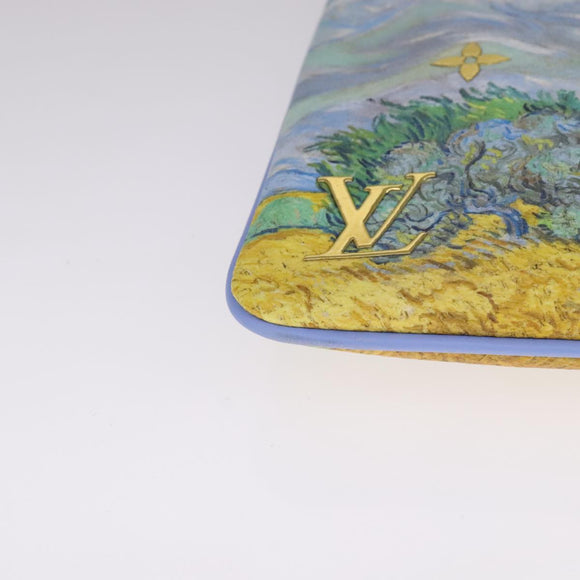 LOUIS VUITTON Masters Collection Pochette Pla Van Gogh Pouch M64620 Auth 108116S