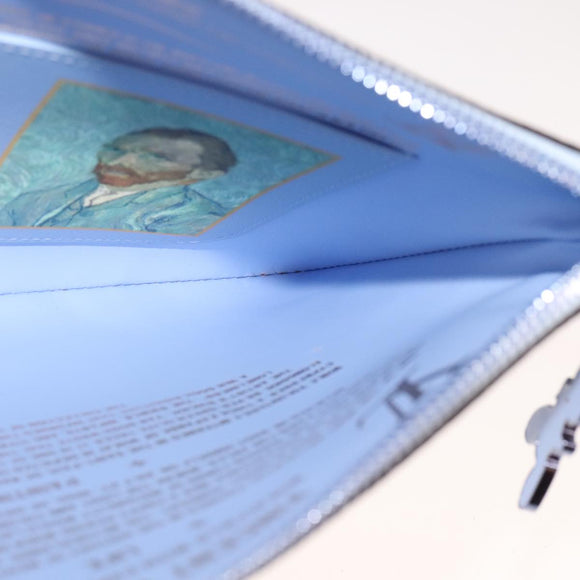 LOUIS VUITTON Masters Collection Pochette Pla Van Gogh Pouch M64620 Auth 108116S