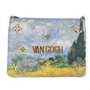LOUIS VUITTON Masters Collection Pochette Pla Van Gogh Pouch M64620 Auth 108116S-13