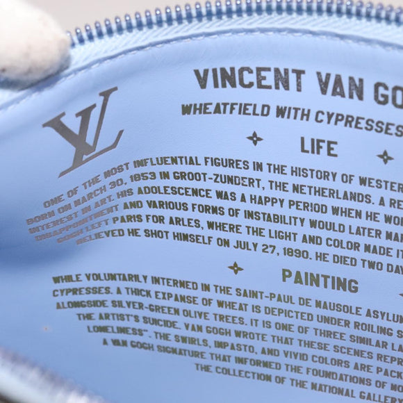 LOUIS VUITTON Masters Collection Pochette Pla Van Gogh Pouch M64620 Auth 108116S