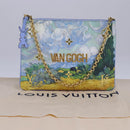 LOUIS VUITTON Masters Collection Pochette Pla Van Gogh Pouch M64620 Auth 108116S-12
