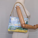 LOUIS VUITTON Masters Collection Pochette Pla Van Gogh Pouch M64620 Auth 108116S-27