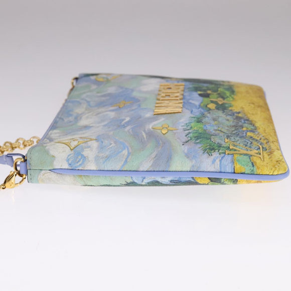 LOUIS VUITTON Masters Collection Pochette Pla Van Gogh Pouch M64620 Auth 108116S