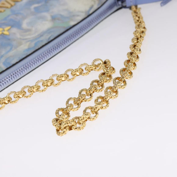 LOUIS VUITTON Masters Collection Pochette Pla Van Gogh Pouch M64620 Auth 108116S