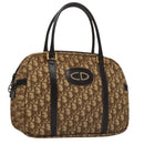 Christian Dior Trotter Canvas Hand Bag Brown Auth 108123-1