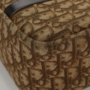 Christian Dior Trotter Canvas Hand Bag Brown Auth 108123-17