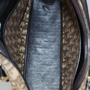 Christian Dior Trotter Canvas Hand Bag Brown Auth 108123-11