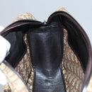 Christian Dior Trotter Canvas Hand Bag Brown Auth 108123-20