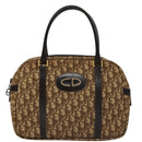 Christian Dior Trotter Canvas Hand Bag Brown Auth 108123-13
