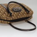 Christian Dior Trotter Canvas Hand Bag Brown Auth 108123-6