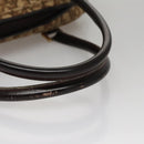 Christian Dior Trotter Canvas Hand Bag Brown Auth 108123-7