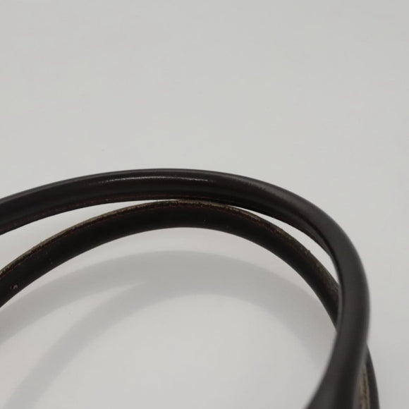 Christian Dior Trotter Canvas Hand Bag Brown Auth 108123