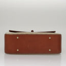 CELINE Macadam Canvas Hand Bag 2way Beige Gold Auth 108125-5