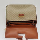 CELINE Macadam Canvas Hand Bag 2way Beige Gold Auth 108125-10
