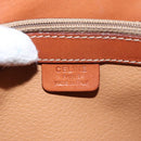 CELINE Macadam Canvas Hand Bag 2way Beige Gold Auth 108125-20