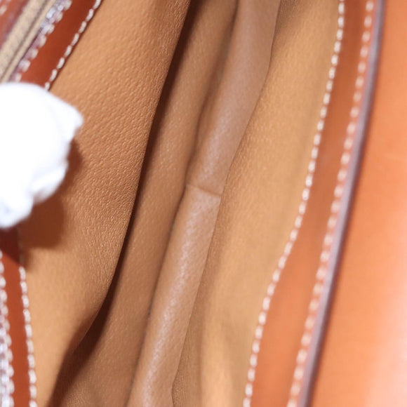 CELINE Macadam Canvas Hand Bag 2way Beige Gold Auth 108125