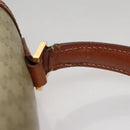CELINE Macadam Canvas Hand Bag 2way Beige Gold Auth 108125-9