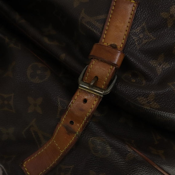 LOUIS VUITTON Monogram Saumur 35 Shoulder Bag M42254 LV Auth 108141