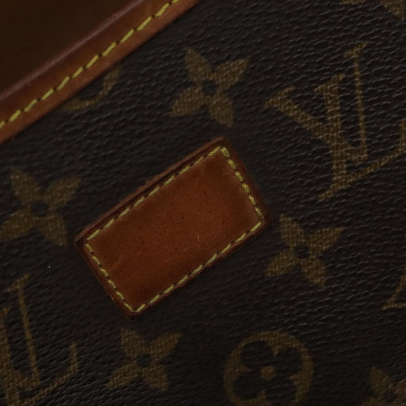 LOUIS VUITTON Monogram Saumur 35 Shoulder Bag M42254 LV Auth 108141