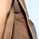 LOUIS VUITTON Monogram Saumur 35 Shoulder Bag M42254 LV Auth 108141-21