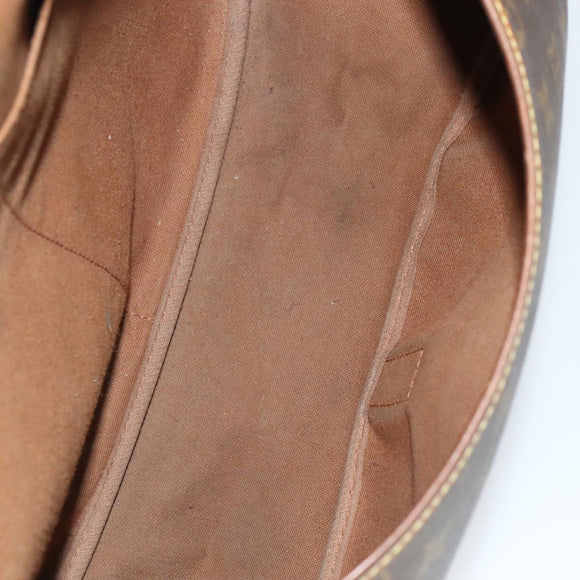 LOUIS VUITTON Monogram Saumur 35 Shoulder Bag M42254 LV Auth 108141