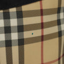 BURBERRY Nova Check Shoulder Bag PVC Beige Auth 108147-3