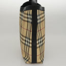 BURBERRY Nova Check Shoulder Bag PVC Beige Auth 108147-4