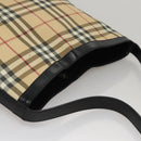 BURBERRY Nova Check Shoulder Bag PVC Beige Auth 108147-7