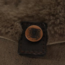 CELINE Shoulder Bag Mouton Beige Auth 108155-18