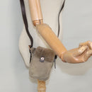 CELINE Shoulder Bag Mouton Beige Auth 108155-21