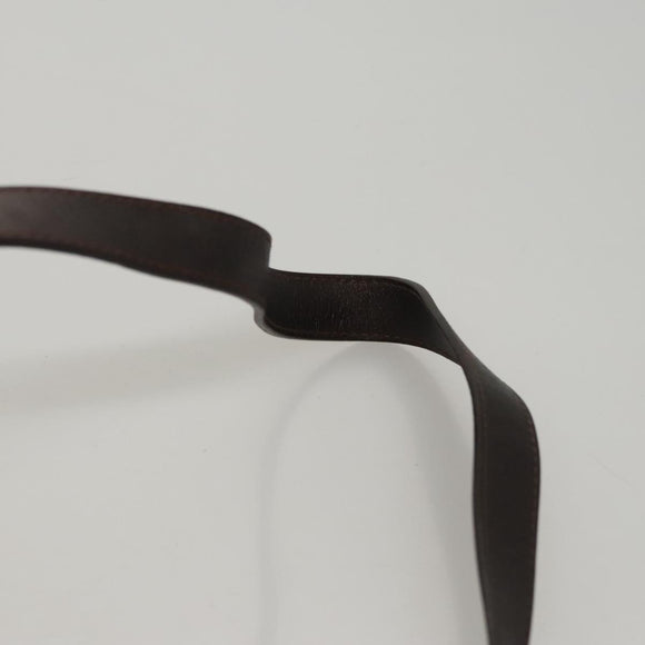 CELINE Shoulder Bag Mouton Beige Auth 108155