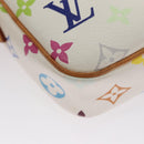 LOUIS VUITTON Monogram Multicolor lift Shoulder Bag White M40055 LV Auth 108156-15