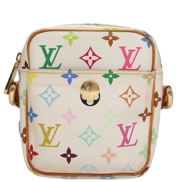 LOUIS VUITTON Monogram Multicolor lift Shoulder Bag White M40055 LV Auth 108156