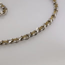 CHANEL Chain Shoulder Bag Lamb Skin Gold CC Auth 108166-8