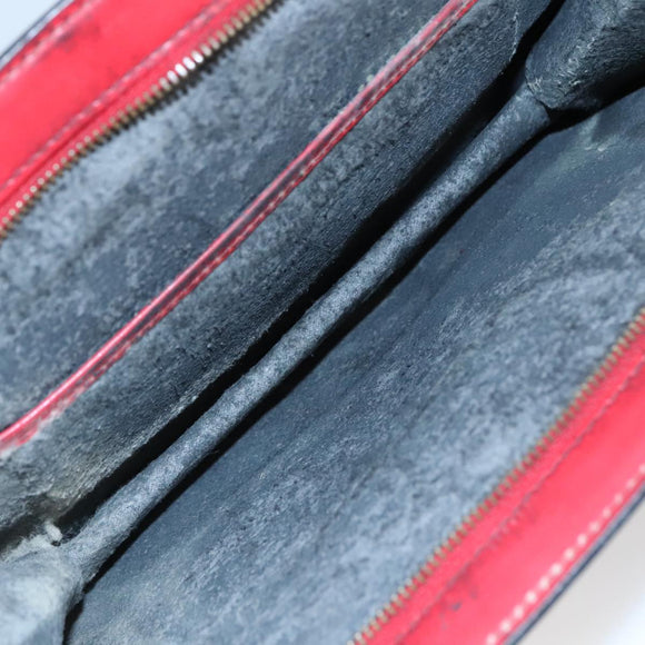 LOUIS VUITTON Epi Trousse Crete Clutch Bag Red M48407 LV Auth 108169