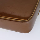 LOUIS VUITTON Monogram Vernis Christie GM Shoulder Bag Bronze M91107 Auth 108191-17
