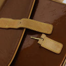 LOUIS VUITTON Monogram Vernis Christie GM Shoulder Bag Bronze M91107 Auth 108191-8